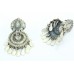 Handcrafted Jhumki Earrings 925 Sterling Silver India Temple Tribal Jewelry